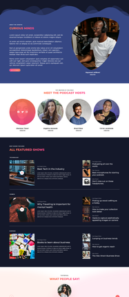 Audio Podcast WordPress Theme